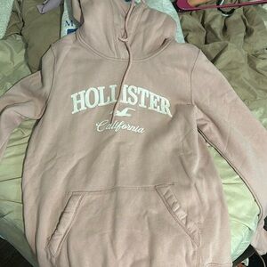 pink hollister hoodie . brand new